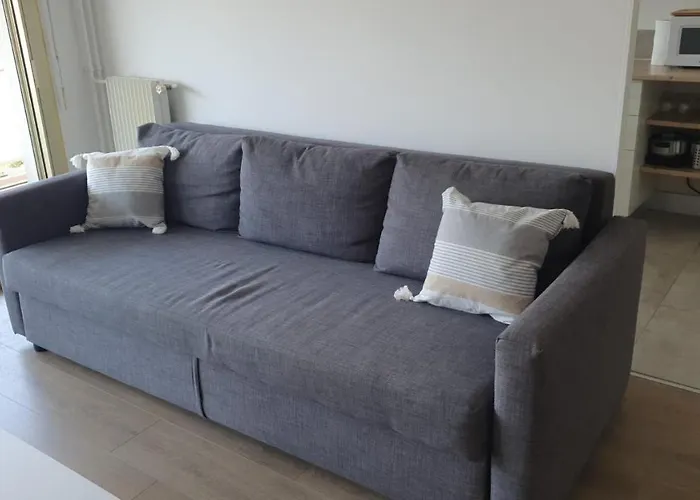 Superbe T3 L'illiade - Plages 3' A Pieds - Parking 公寓 胡安莱潘